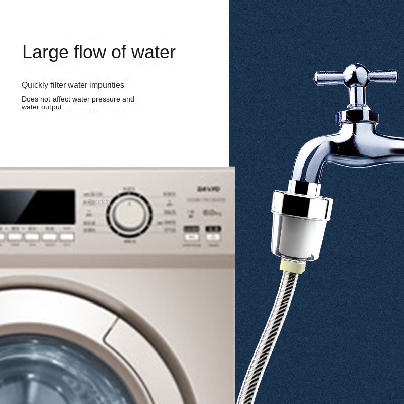 Home Bathroom Water Filter - سخان مياه للغسالة، فلتر مسبق، صنبور