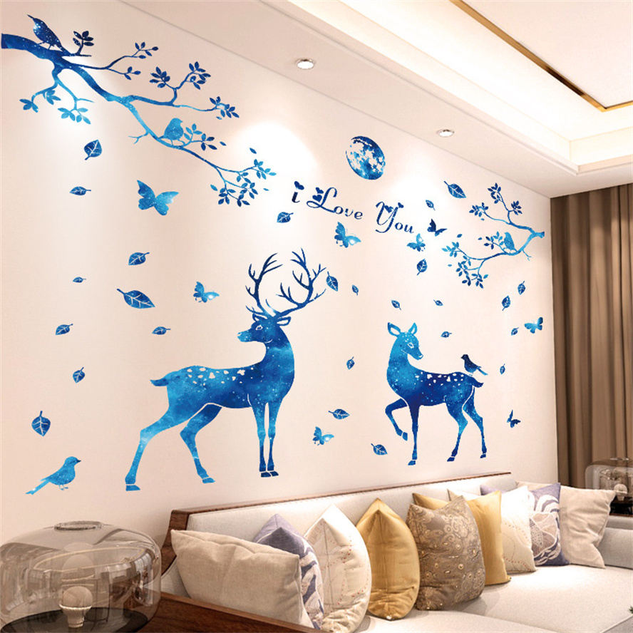 Home Bathroom Wallpaper - ثلاثية الأبعاد فراشة زهرة ملصقات الحائط