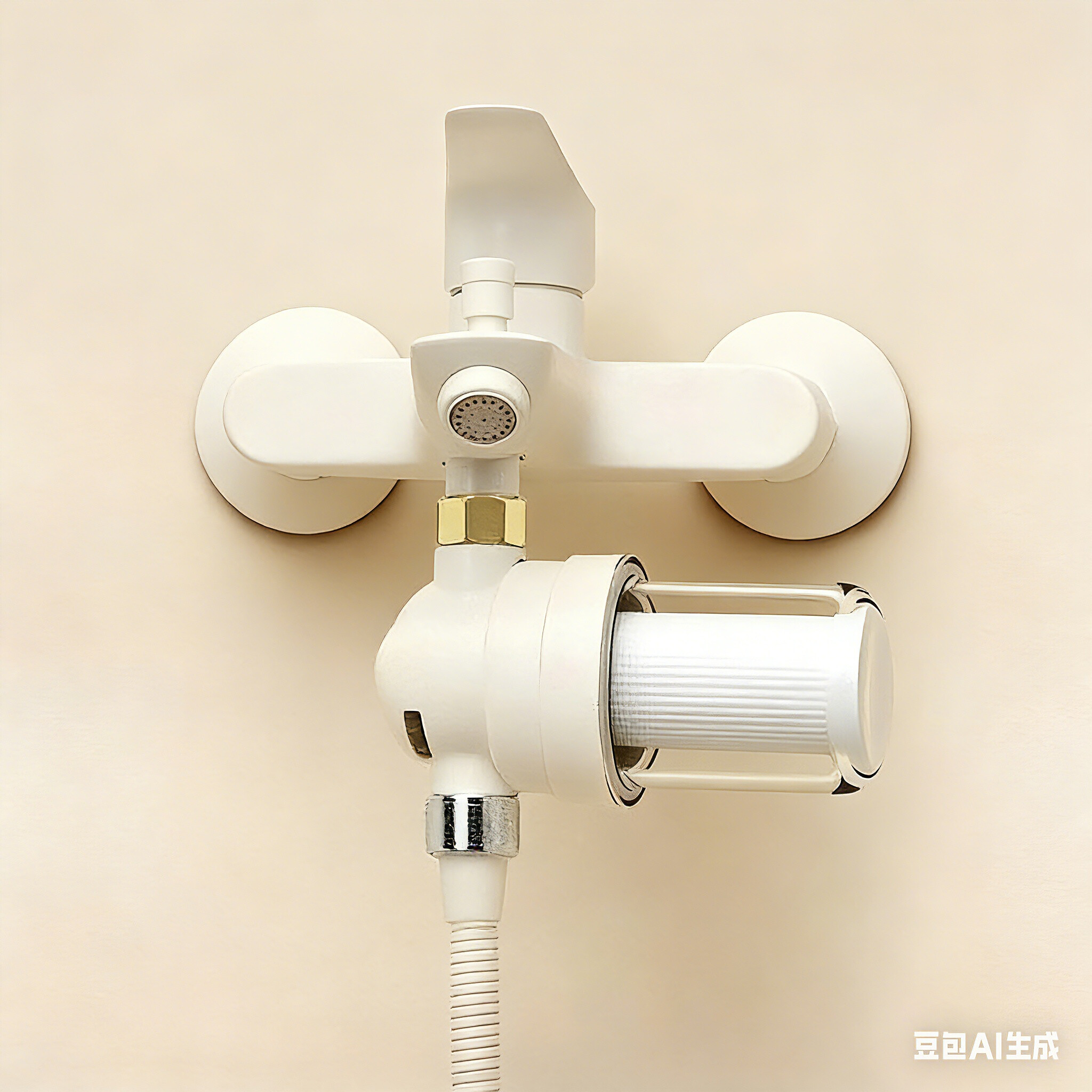 Home Bathroom Water Filter - رأس دش مسبق، مجموعة دش للاستخدام