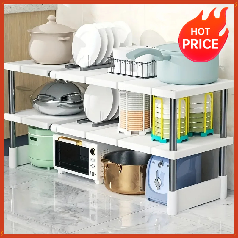 Home Goods Bathroom Cabinets - رف تخزين قابل للتعديل تحت الحوض،