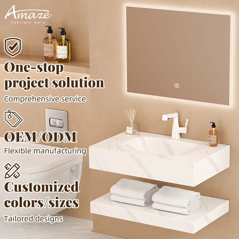 Home Living Bathroom Vanity - خزانة حمام بتصميم جديد، خزانة حمام