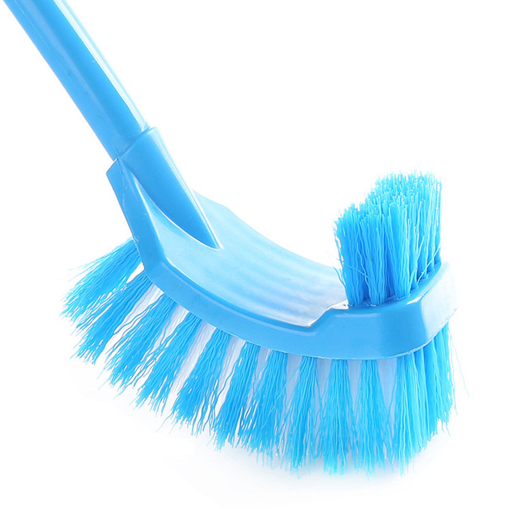 Home Bathroom Supplies - 4 قطع فرشاة تنظيف المرحاض بمقبض