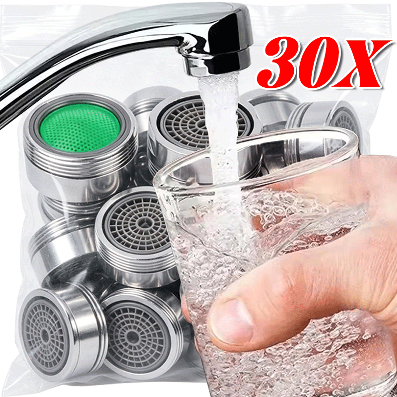 Home Bathroom Supplies - مجموعة فوهات صنبور قابلة لإعادة الاستخدام