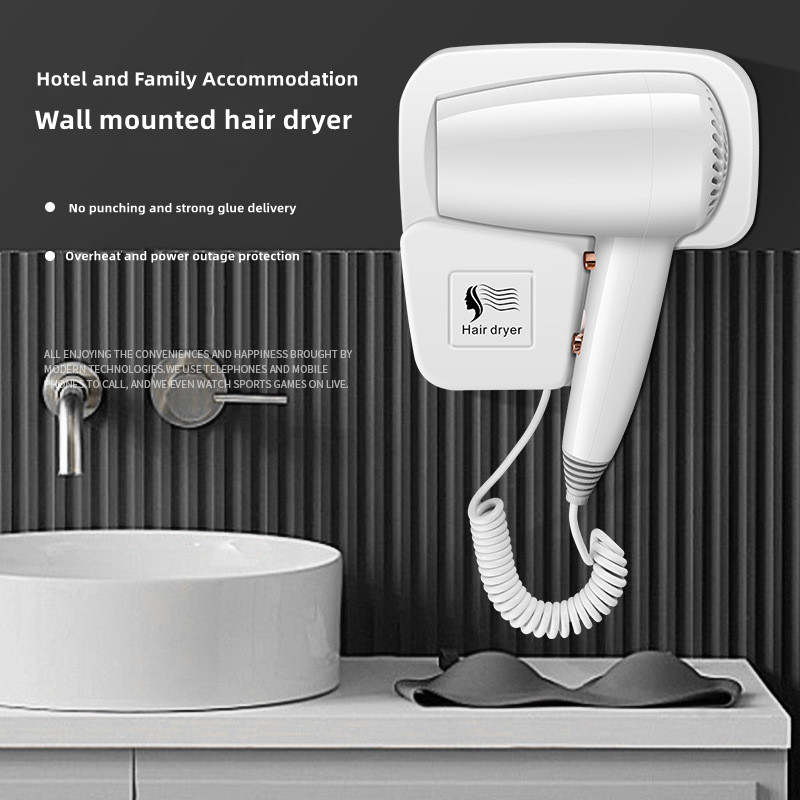 Home Depot Bathroom Vanities - مجفف شعر غير مثقوب يُثبت على