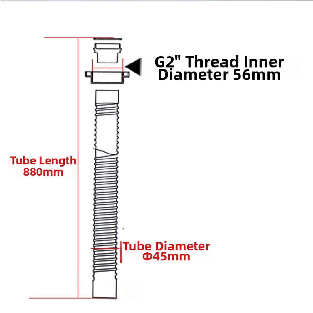Home Bathroom Plumbing - أنبوب تصريف حوض المطبخ بقطر 45