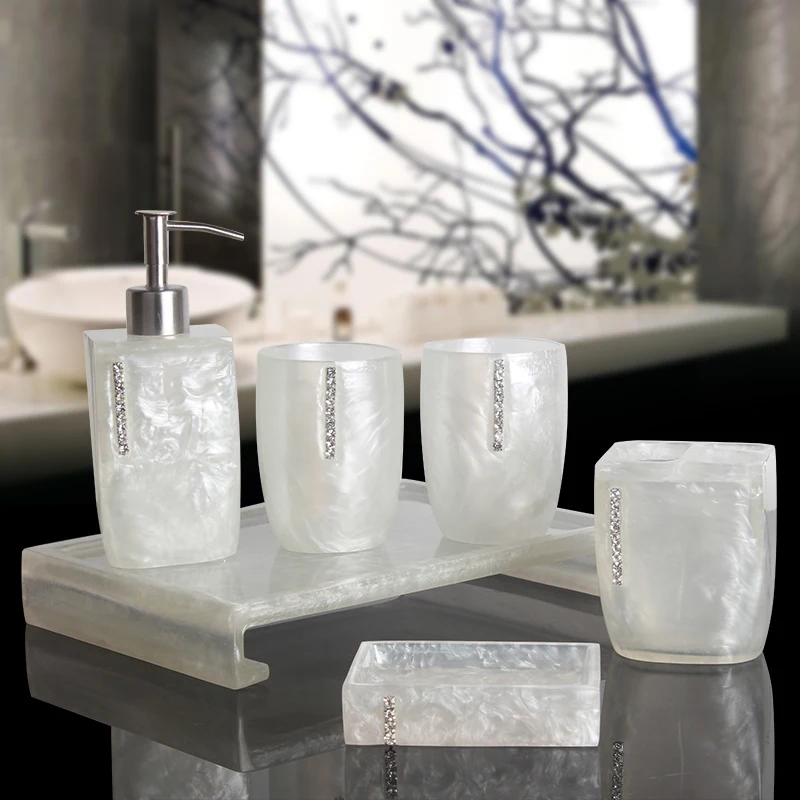 اللؤلؤ الملمس الراتنج حمام الم - مراجعة Zara Home Bathroom وسعره