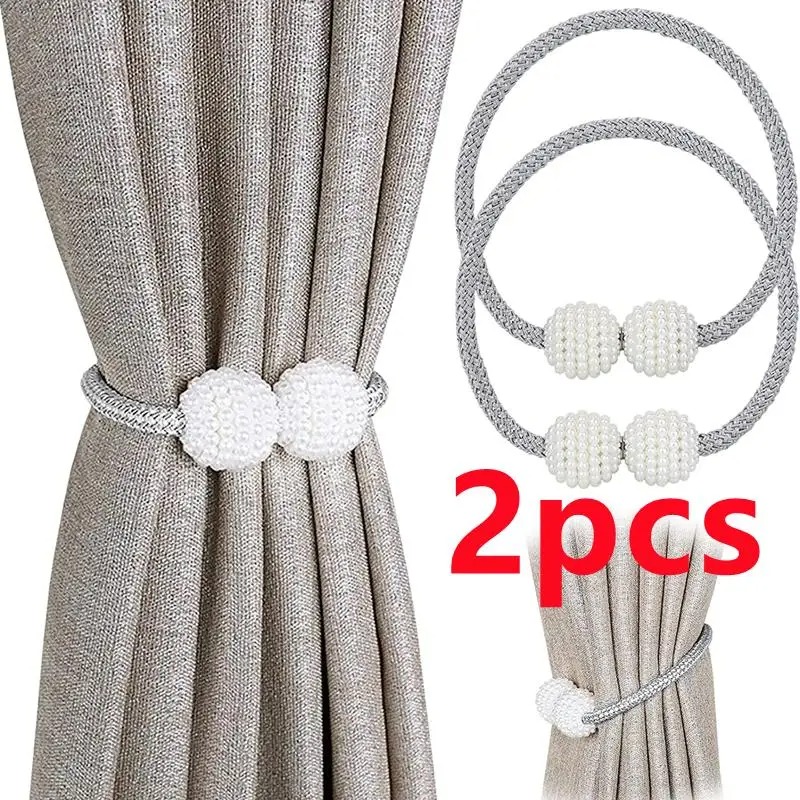 1/2 قطعة مشبك ستارة مغناطيسي ل - مراجعة Home Bathroom Supplies وسعره
