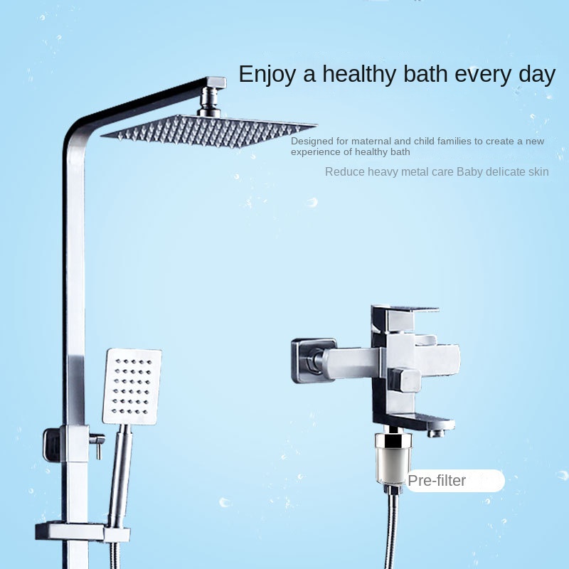 سخان مياه للغسالة، فلتر مسبق،  - مراجعة Home Bathroom Water Filter وسعره