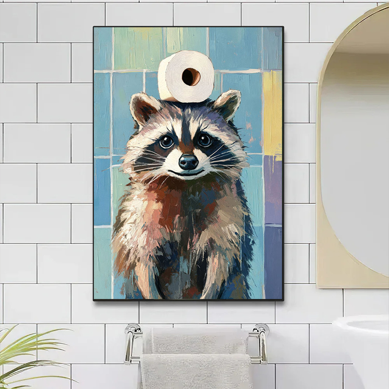 لوحة فنية جدارية بدون إطار لور - مراجعة Home Bathroom Wallpaper وسعره