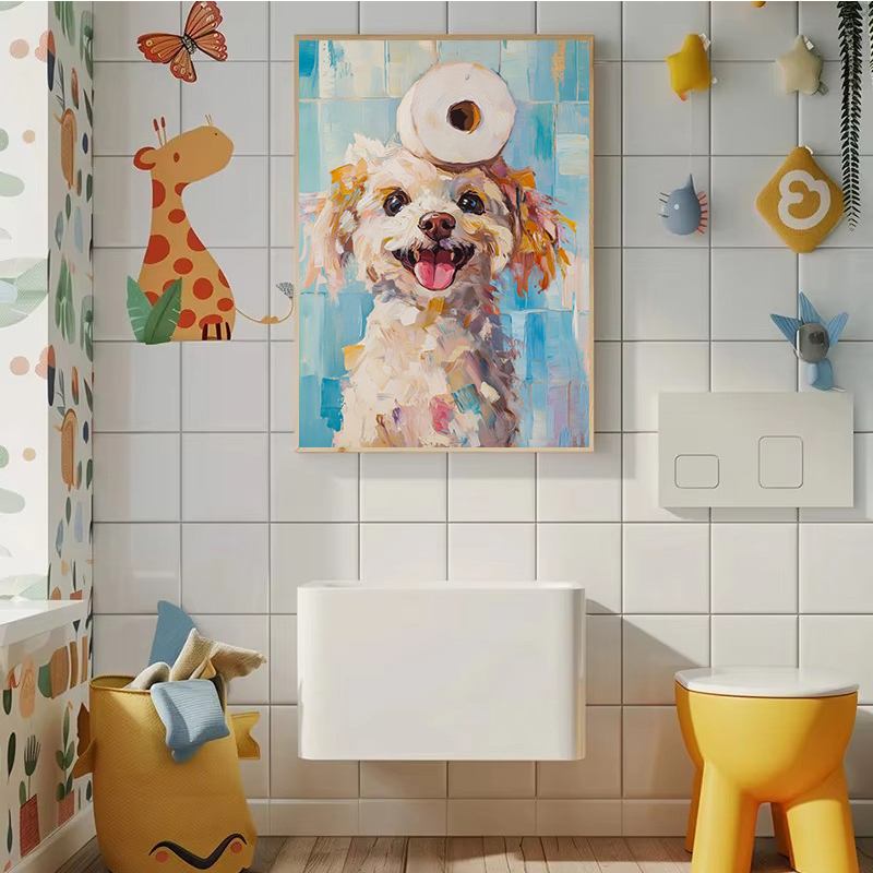 لوحة فنية جدارية بدون إطار لور - مراجعة Home Bathroom Wallpaper وسعره