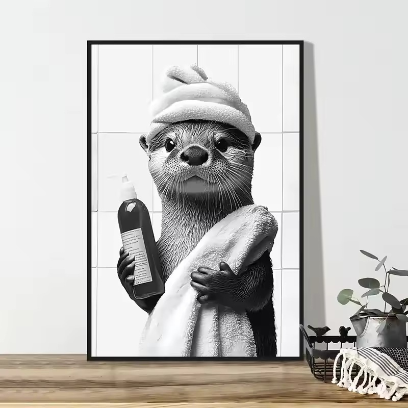 الحيوان الحمام ورق التواليت قم - مراجعة Home Bathroom Wallpaper وسعره