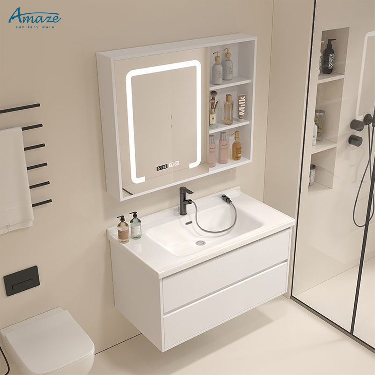 خزانة حمام عصرية فاخرة من الخش - مراجعة Home Living Bathroom Vanity وسعره