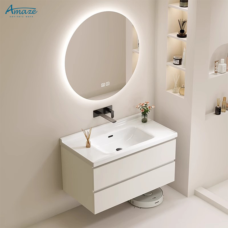 خزانة حمام عصرية فاخرة من الخش - مراجعة Home Living Bathroom Vanity وسعره