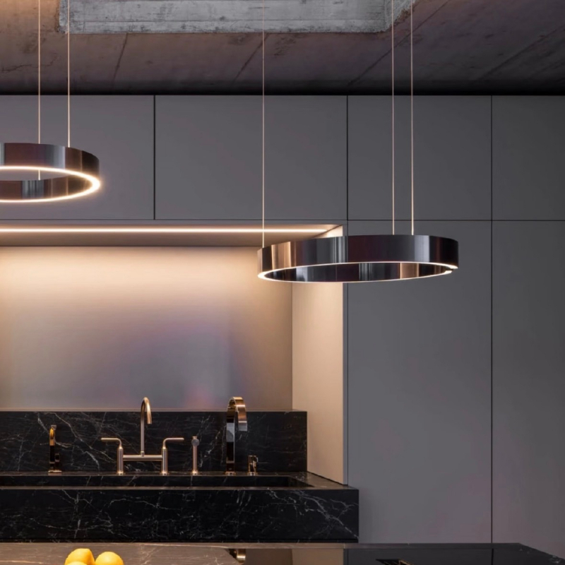 مصباح معلق LED دائري بتصميم فا - مراجعة Home Of The Year Bathroom وسعره