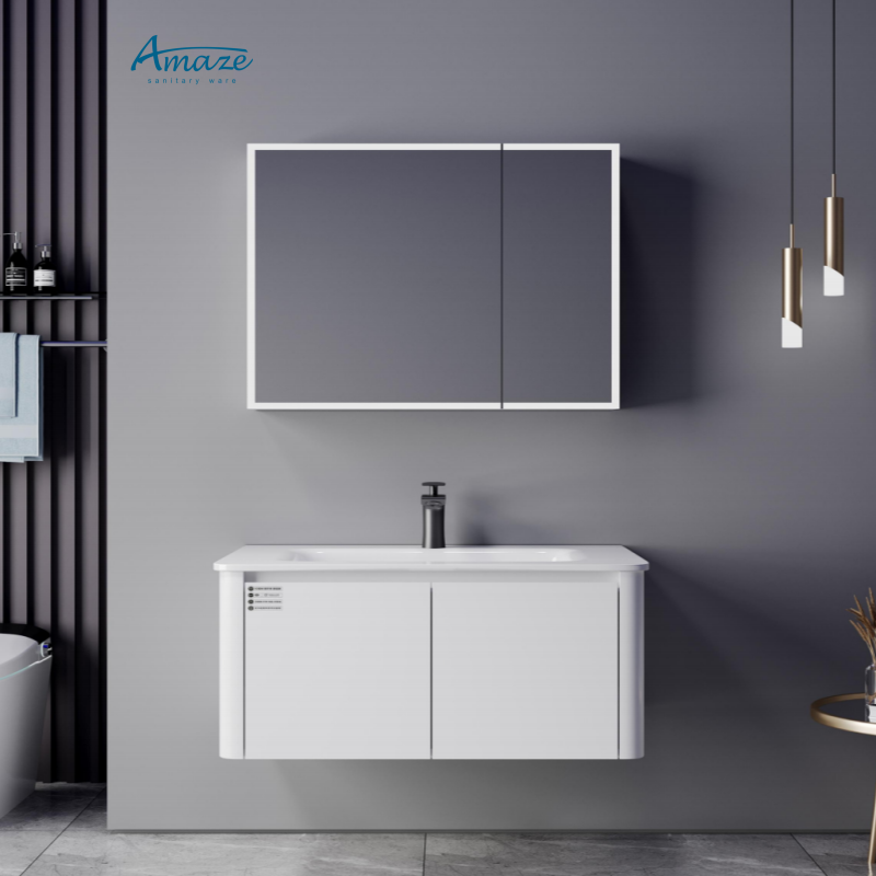 خزانة حمام AMAZE، أثاث حمام عص - مراجعة Home Living Bathroom Vanity وسعره