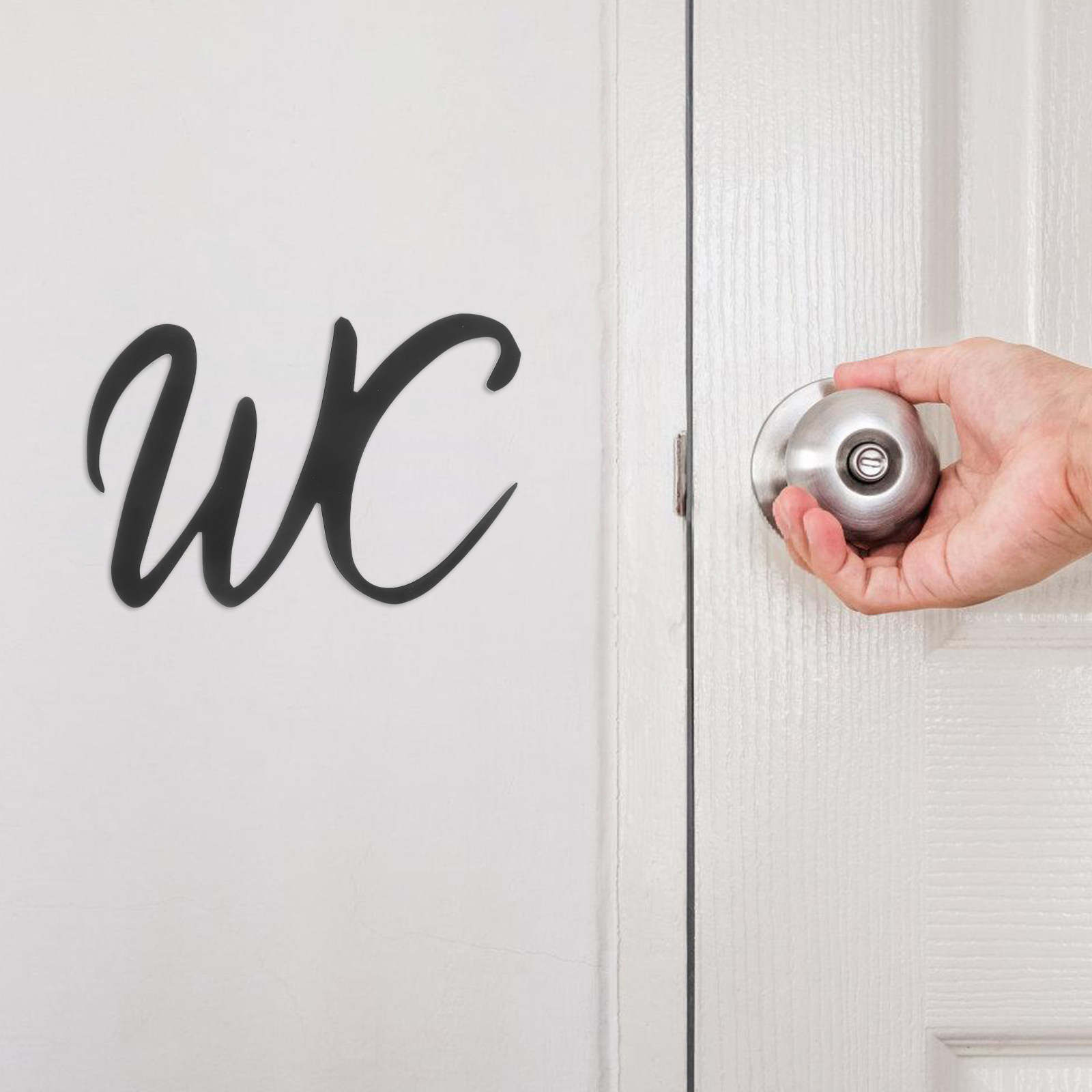 لافتة باب حمام محايدة الجنس مص - مراجعة Home Bathroom Door وسعره