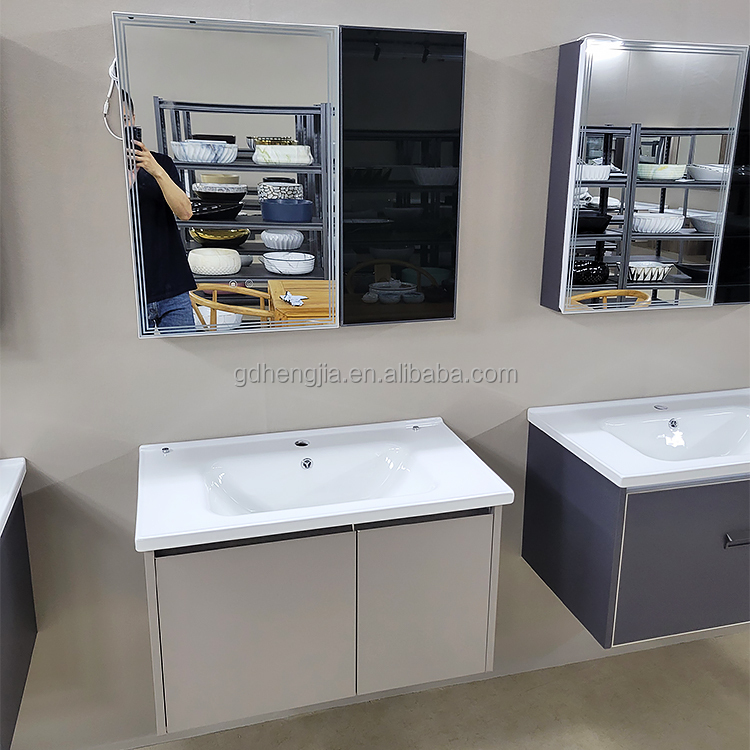 خزانة حمام عصرية بيضاء من الفو - مراجعة Home Living Bathroom Vanity وسعره