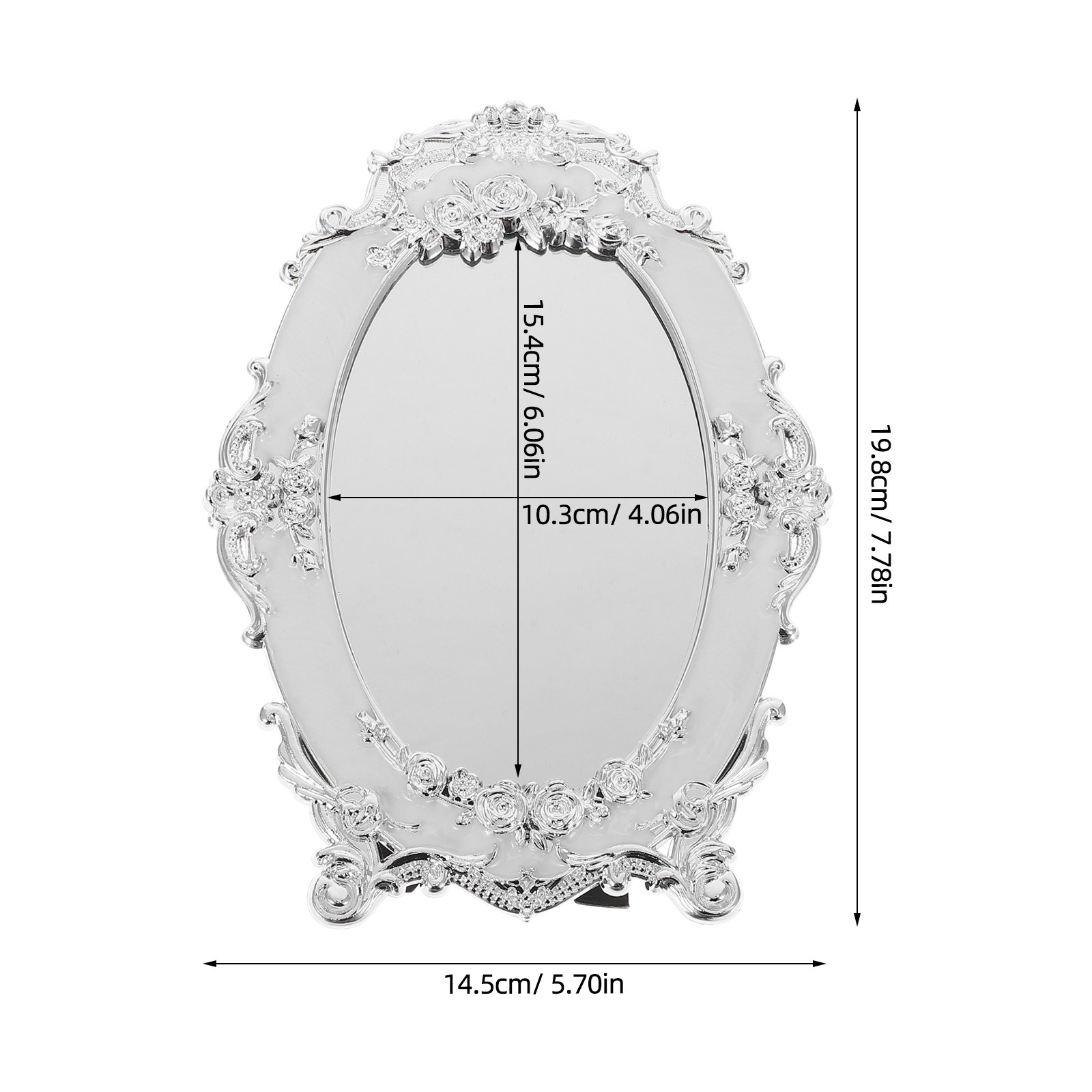مرآة مكياج عتيقة الطراز، مرآة  - مراجعة Home Living Bathroom Vanity وسعره