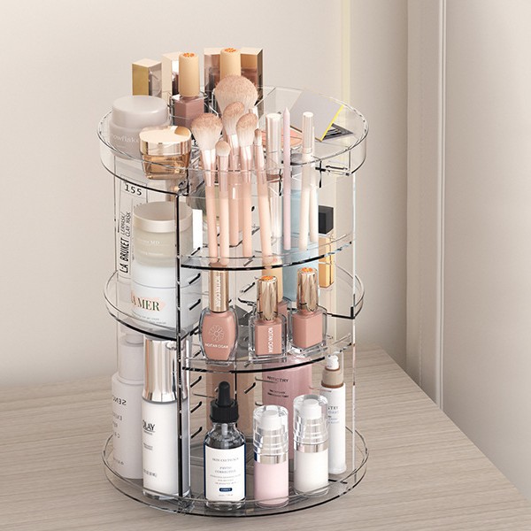 رف تخزين مستحضرات التجميل دوار - مراجعة Home Goods Bathroom Cabinets وسعره