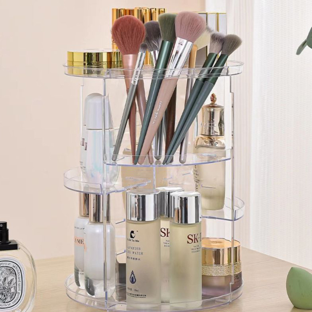 رف تخزين مستحضرات التجميل دوار - مراجعة Home Goods Bathroom Cabinets وسعره