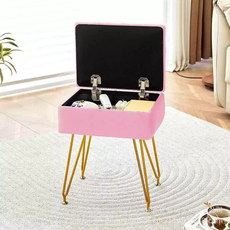 كرسي عصري ناعم للزينة مع تخزين - مراجعة Home Living Bathroom Vanity وسعره