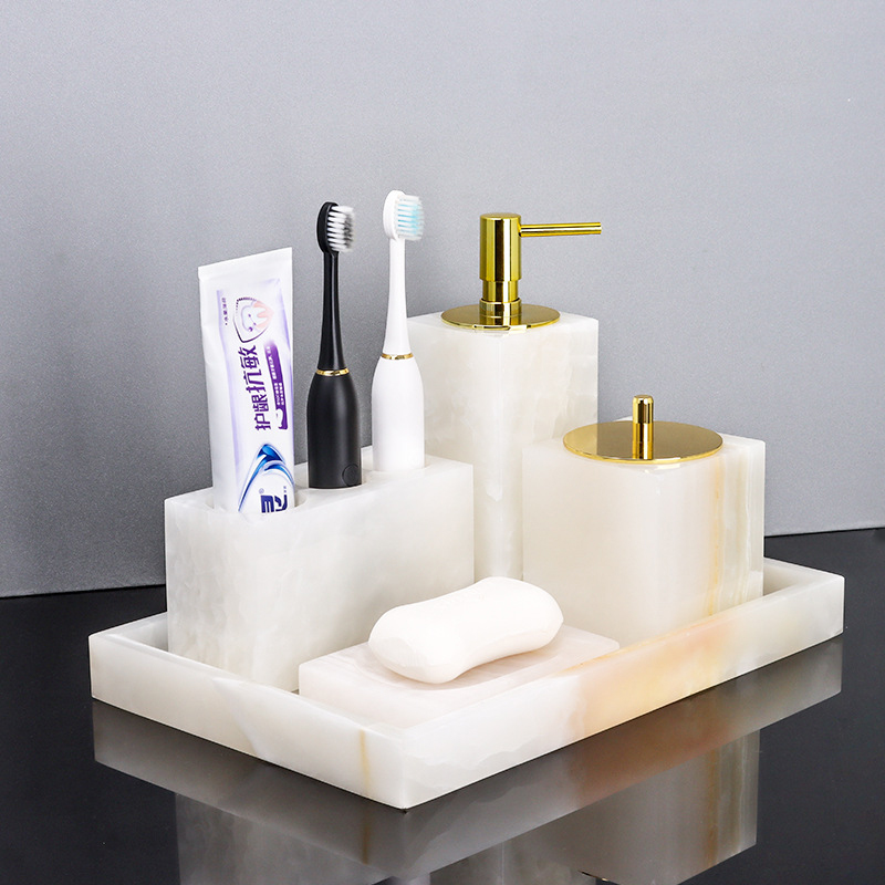 عقيق يماني أبيض اللون الطبيعي  - مراجعة Zara Home Bathroom وسعره