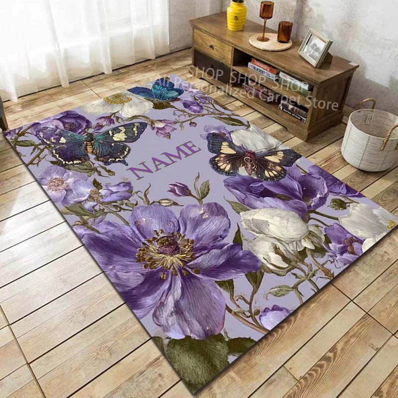 سجادة مخصصة بطباعة اسم شخصي وز - مراجعة Home Bathroom Name وسعره