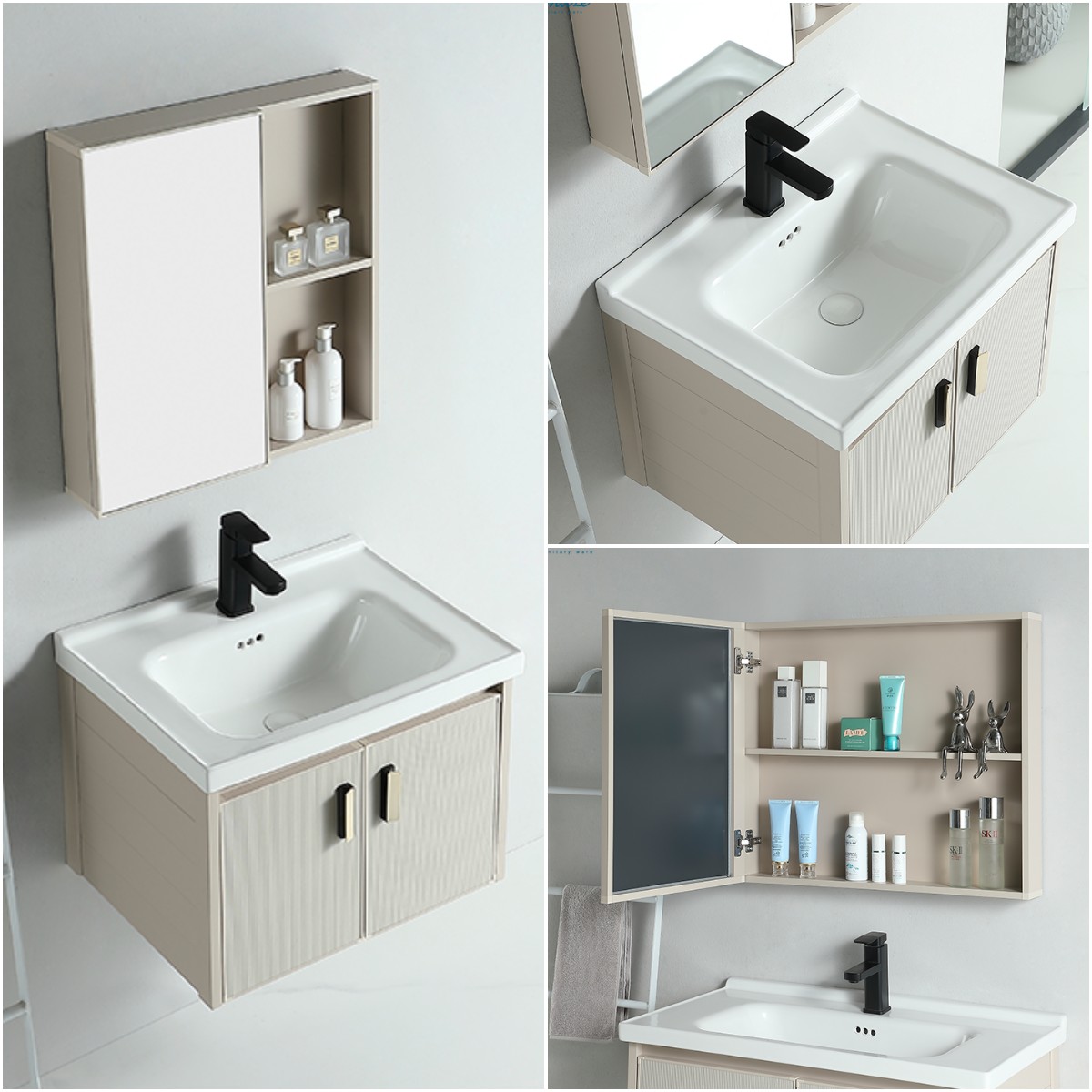 خزانة حمام صينية عالية الجودة  - مراجعة Home Living Bathroom Vanity وسعره