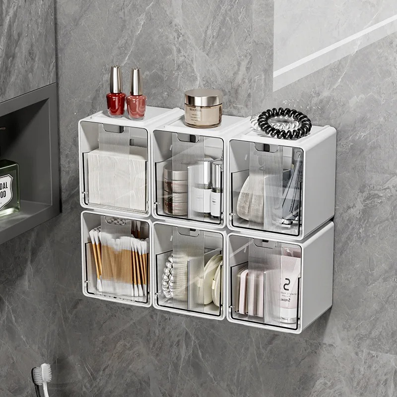 صندوق تخزين شفاف قابل للسحب لل - مراجعة Home Goods Bathroom Cabinets وسعره