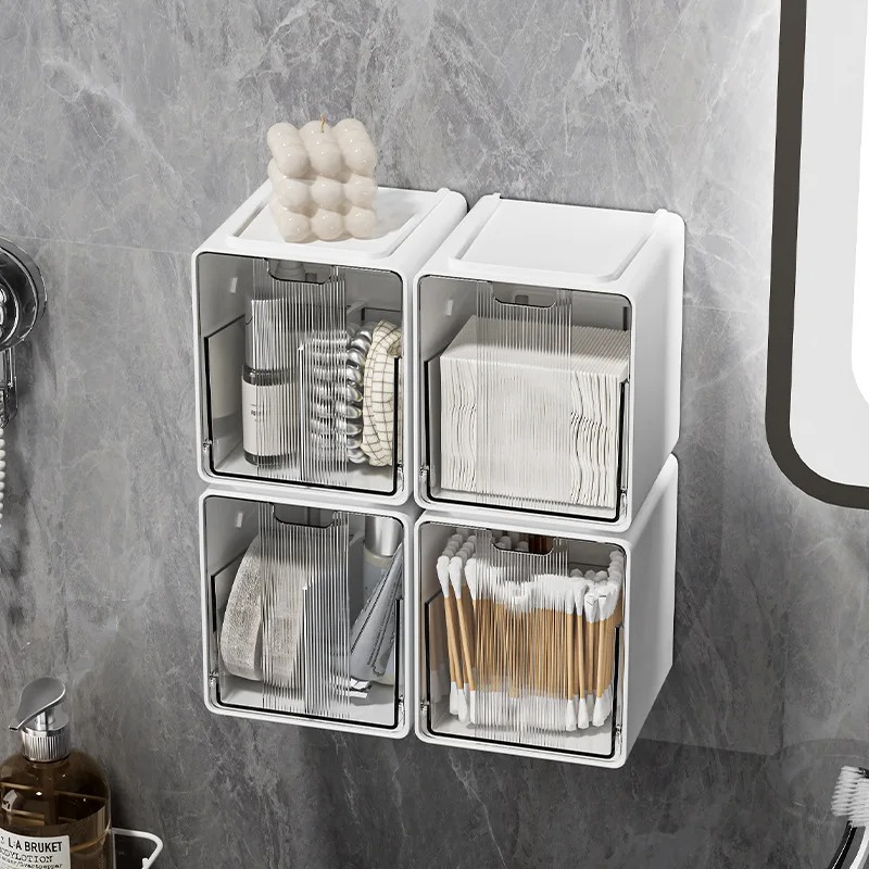 صندوق تخزين شفاف قابل للسحب لل - مراجعة Home Goods Bathroom Cabinets وسعره