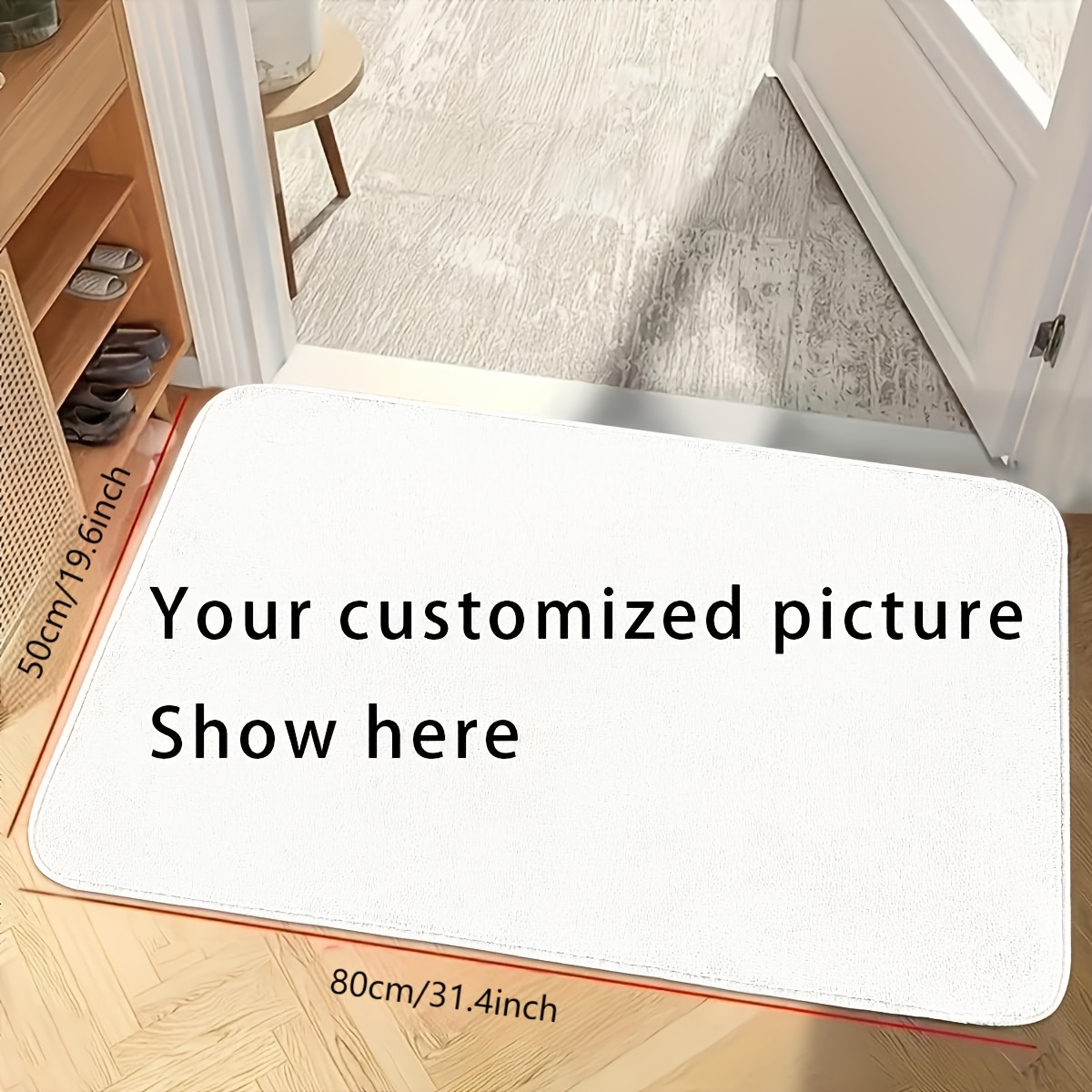 تخصيص DIY حصيرة مدخل ممسحة ديك - مراجعة Home Bathroom Name وسعره