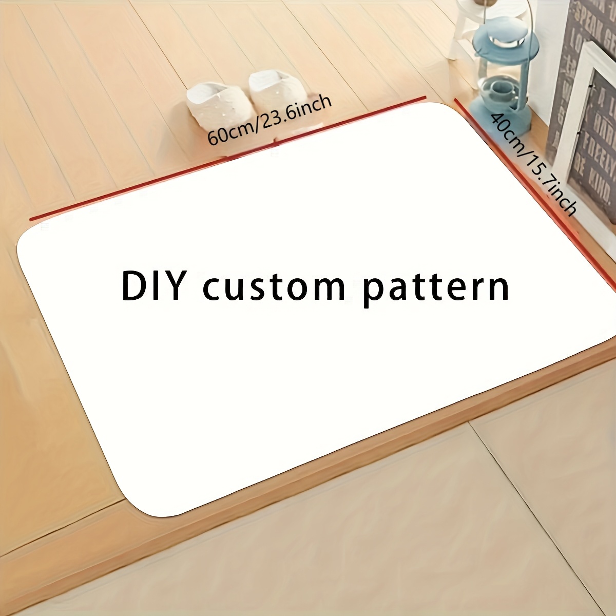 تخصيص DIY حصيرة مدخل ممسحة ديك - مراجعة Home Bathroom Name وسعره