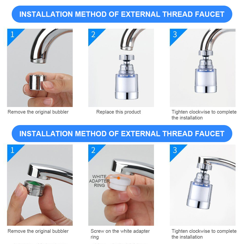 عناصر تصفية الصنبور فلتر تنقية - مراجعة Home Bathroom Water Filter وسعره