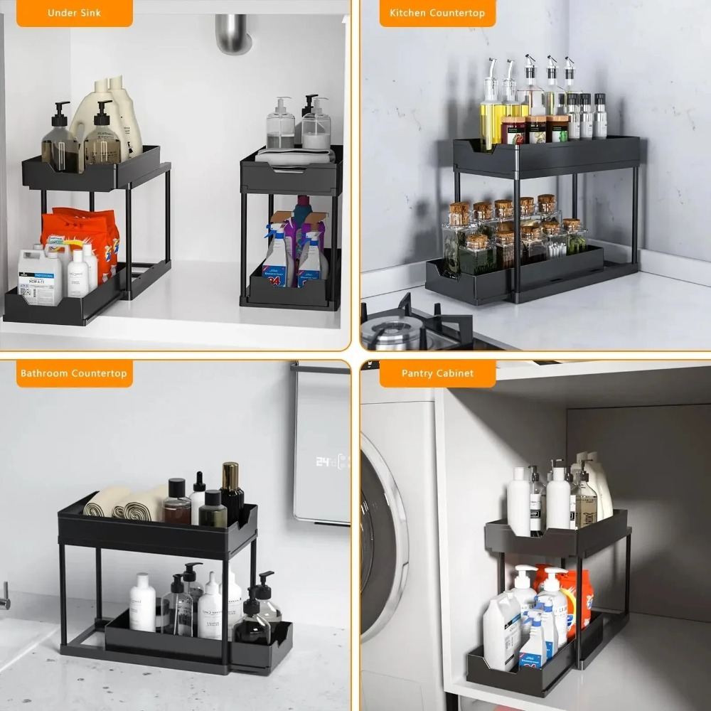 منظم خزانة مطبخ أو حمام قابل ل - مراجعة Home Goods Bathroom Cabinets وسعره