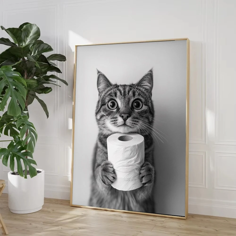 ملصق قماشي مطبوع بتصميم بقرة ه - مراجعة Home Bathroom Wallpaper وسعره