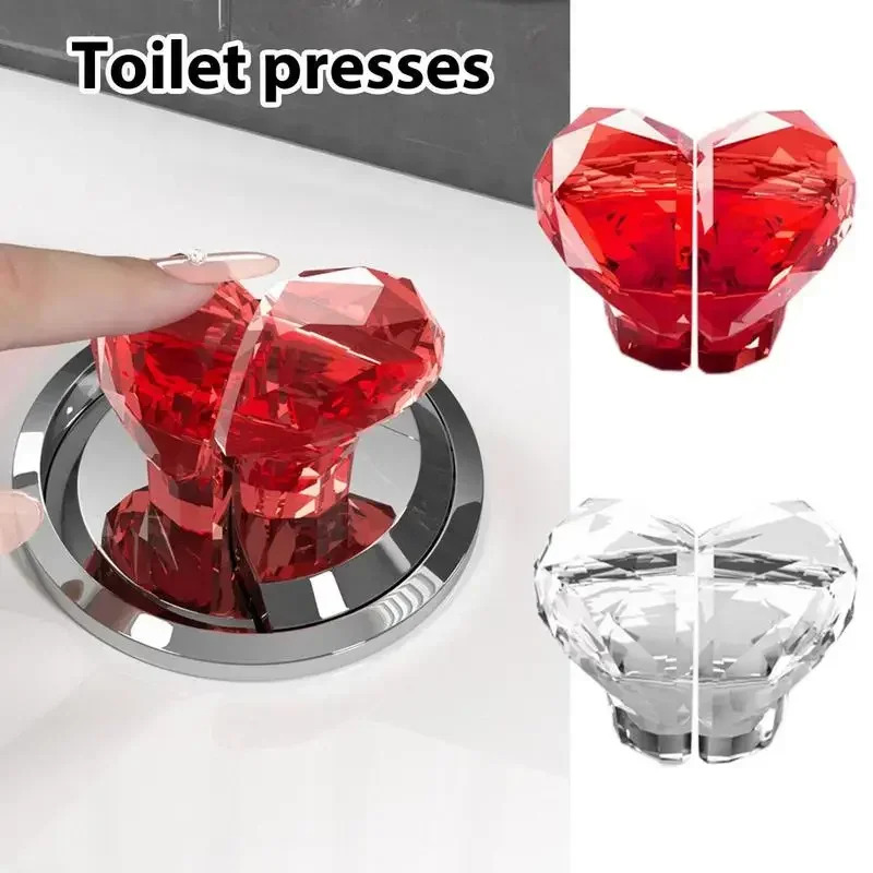 شكل قلب المرحاض دافق زر الحب ا - مراجعة Home Depot Bathroom Vanities وسعره