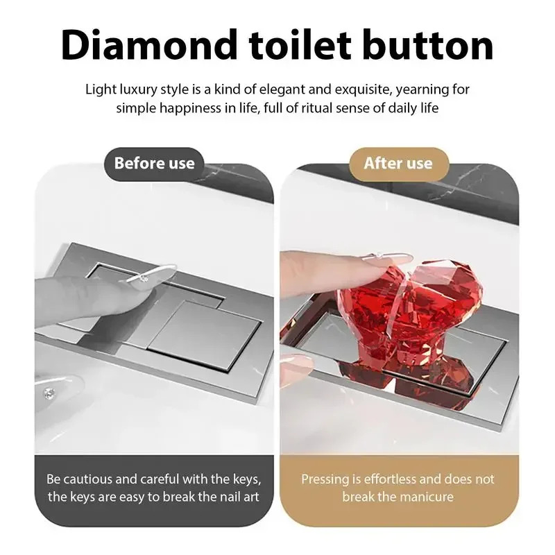 شكل قلب المرحاض دافق زر الحب ا - مراجعة Home Depot Bathroom Vanities وسعره