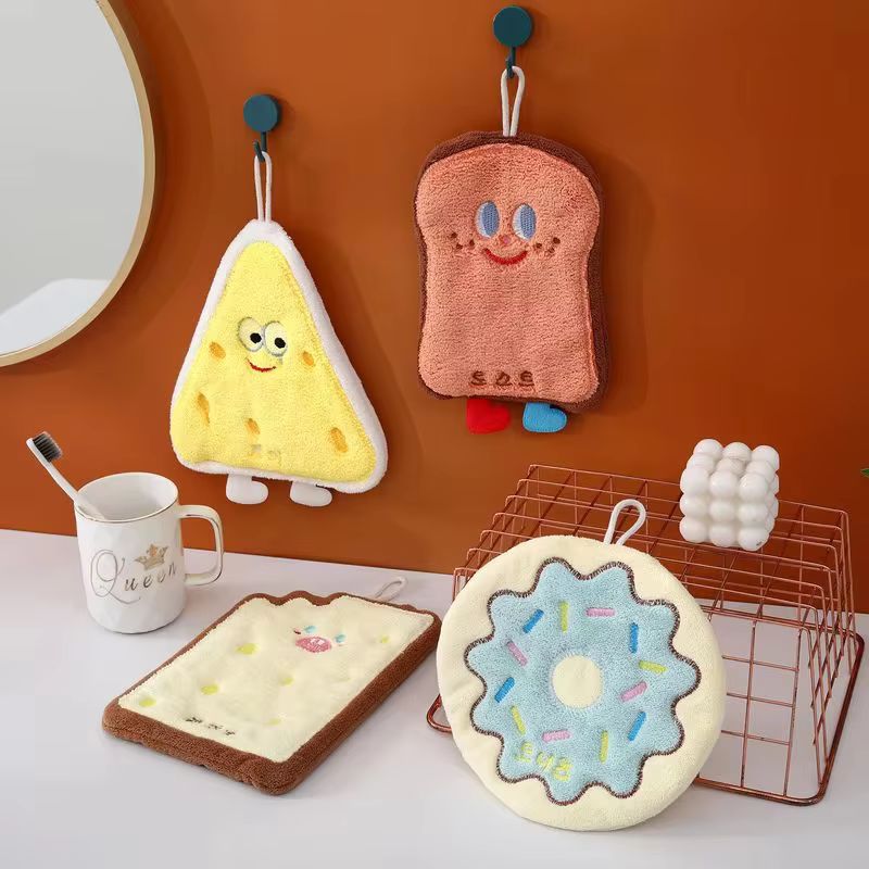 منشفة يد معلقة بتصميم كرتوني ل - مراجعة Home Bathroom Supplies وسعره