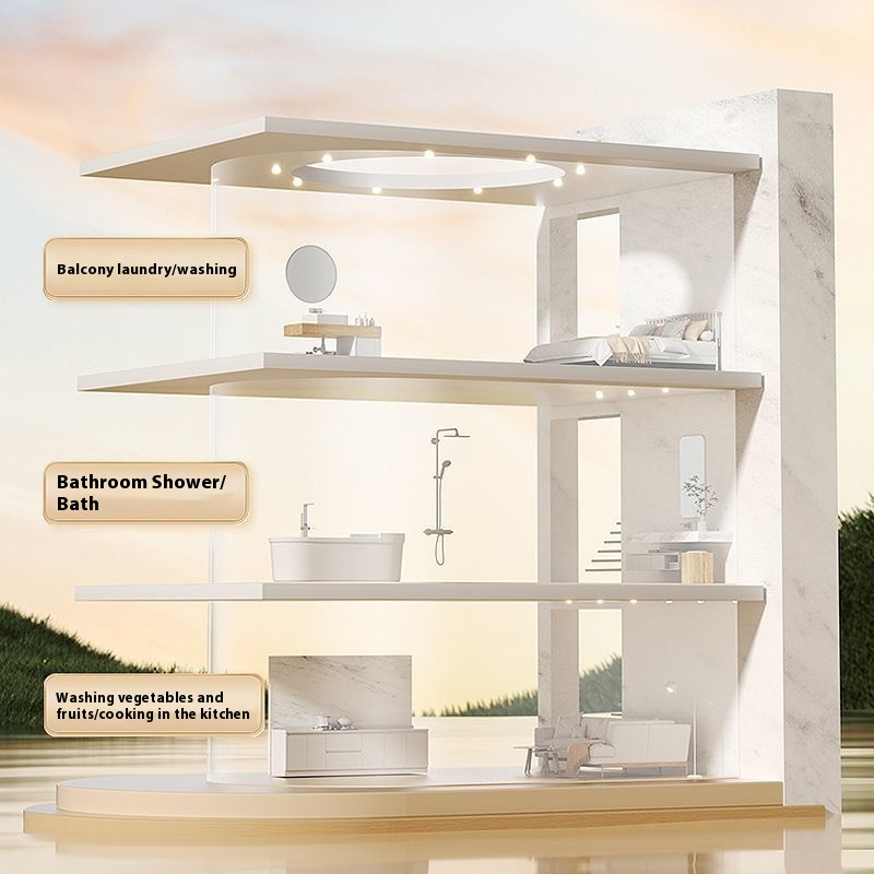 رأس دش مسبق، مجموعة دش للاستخد - مراجعة Home Bathroom Water Filter وسعره