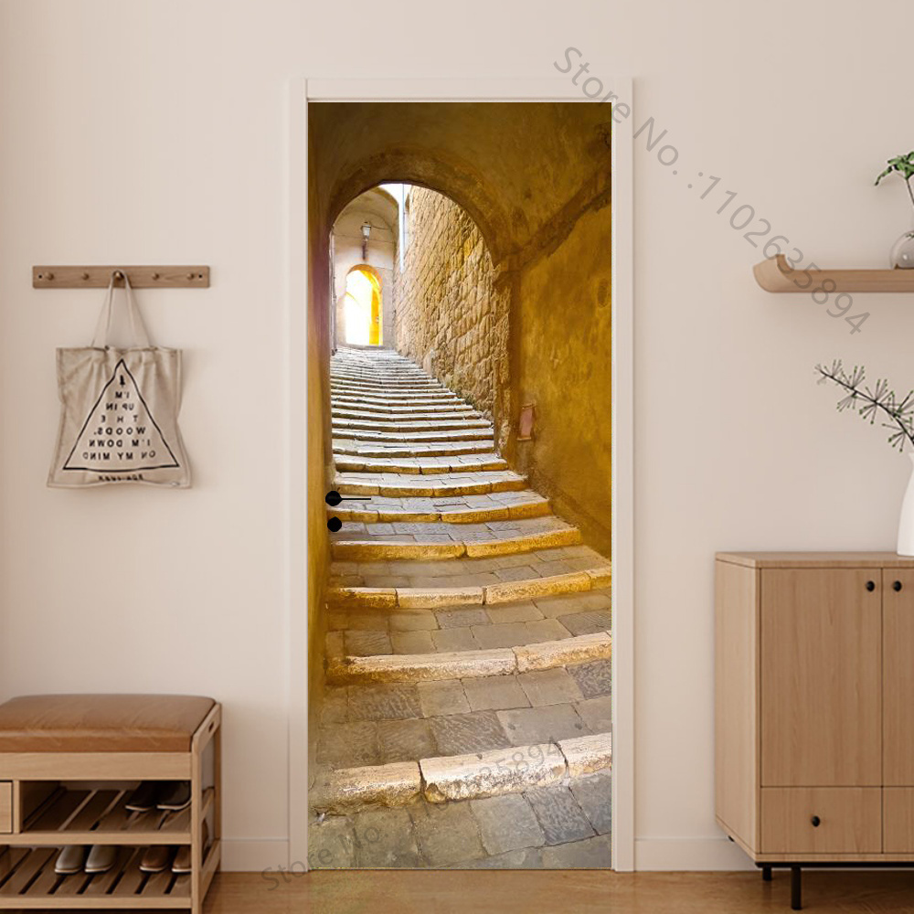 أبواب خشبية ظل للفتيات ملصق جد - مراجعة Home Bathroom Wallpaper وسعره