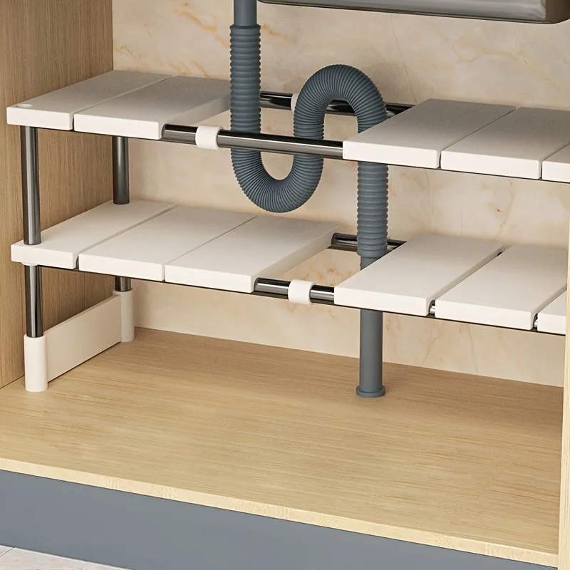 رف تخزين قابل للتعديل تحت الحو - مراجعة Home Goods Bathroom Cabinets وسعره
