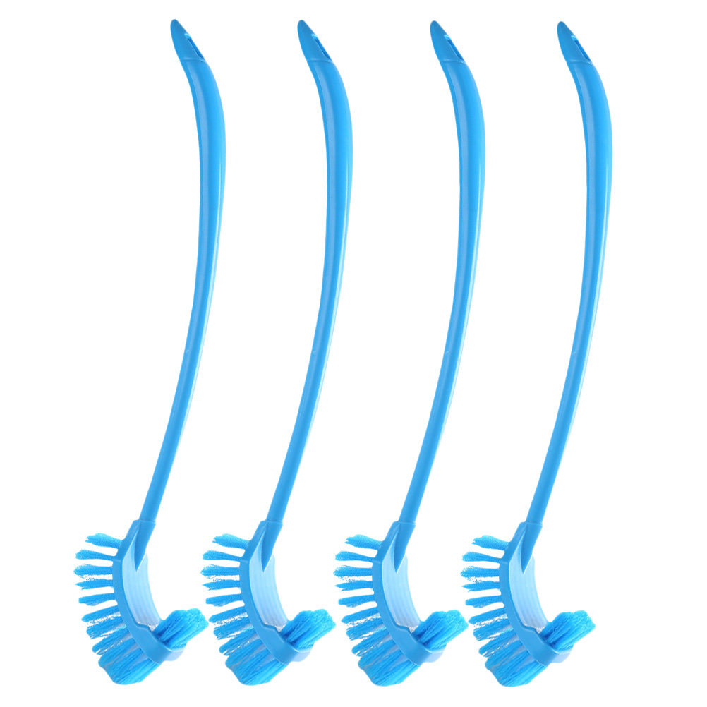 4 قطع فرشاة تنظيف المرحاض بمقب - مراجعة Home Bathroom Supplies وسعره