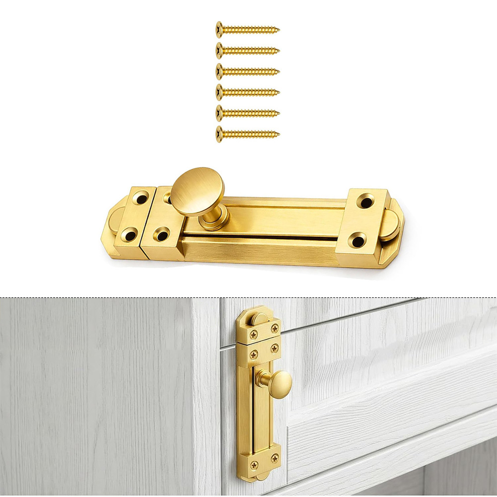 قفل باب منزلق من النحاس الصلب  - مراجعة Home Bathroom Door وسعره