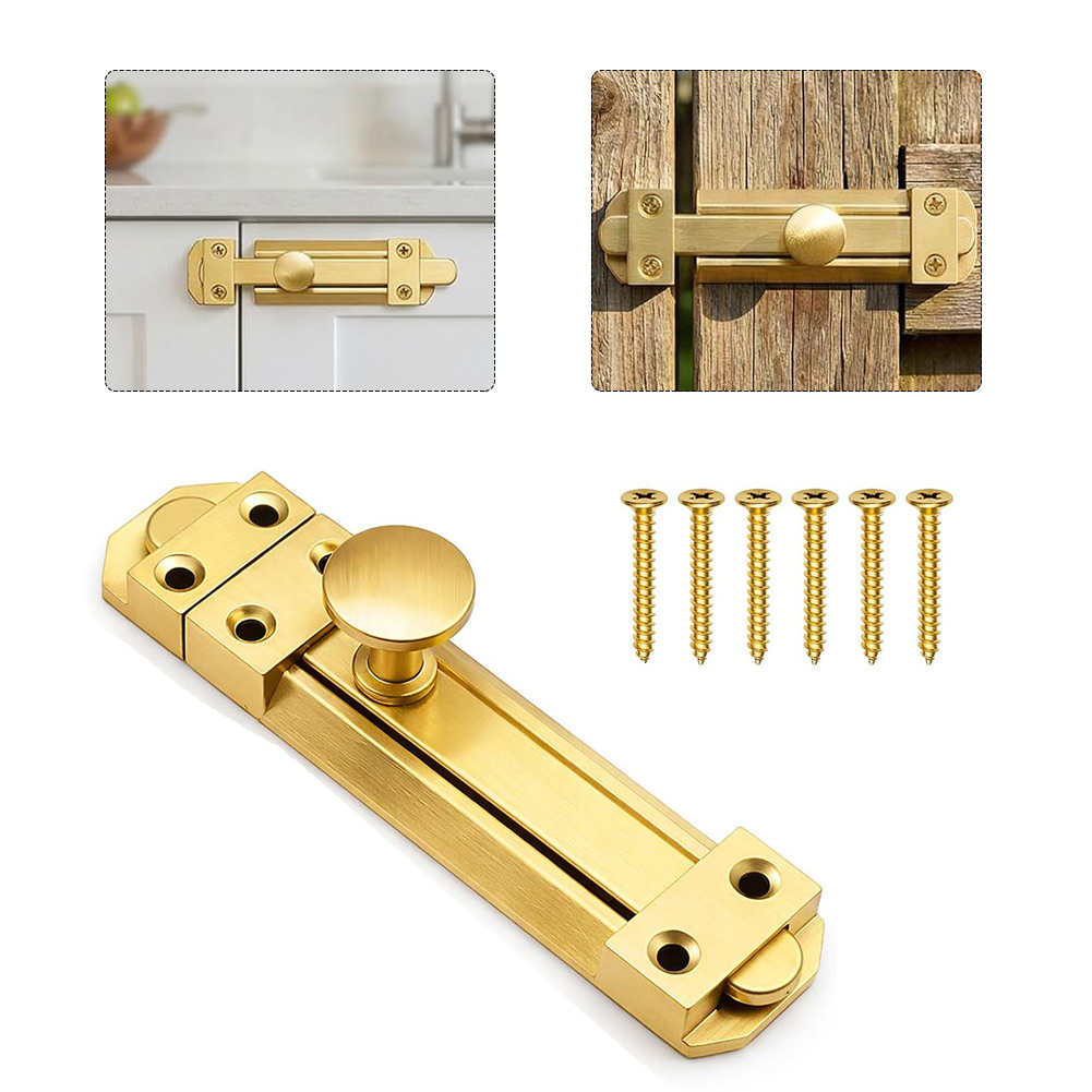 قفل باب منزلق من النحاس الصلب  - مراجعة Home Bathroom Door وسعره