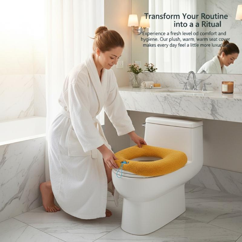 غطاء مقعد حمام ناعم ودافئ قابل - مراجعة Zara Home Bathroom وسعره