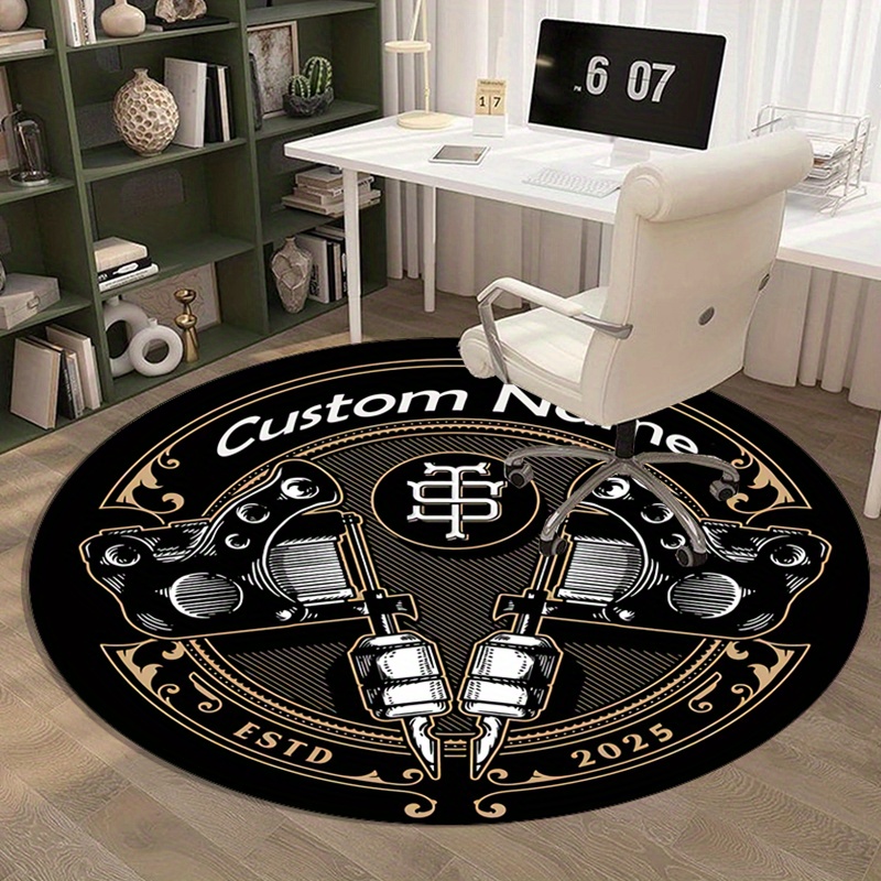 سجادة دائرية مخصصة بتصميم ماكي - مراجعة Home Bathroom Name وسعره