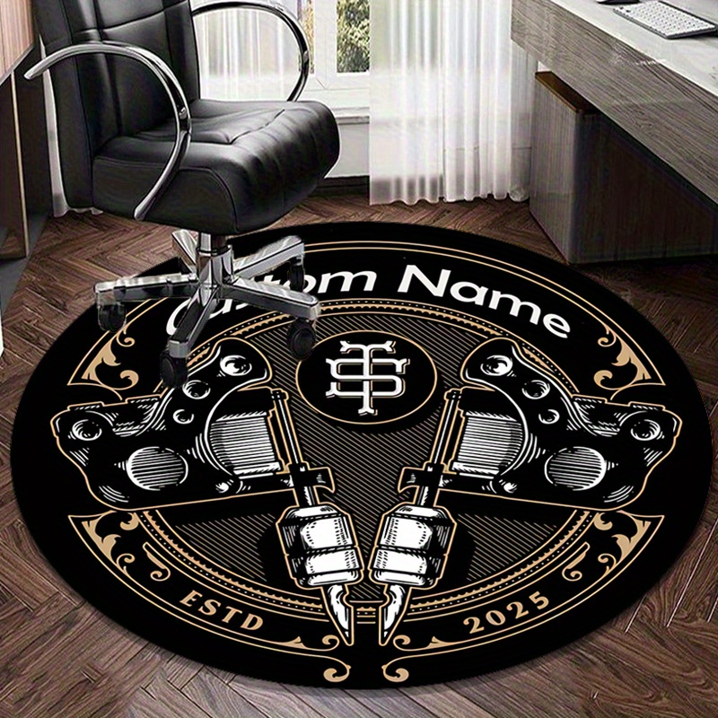 سجادة دائرية مخصصة بتصميم ماكي - مراجعة Home Bathroom Name وسعره