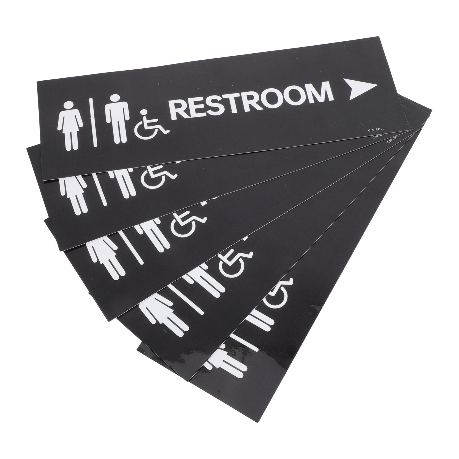 5 قطع من ملصقات أبواب الحمام ذ - مراجعة Home Bathroom Door وسعره
