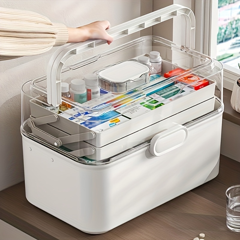 صندوق تخزين أدوية كبير السعة ب - مراجعة Home Bathroom Supplies وسعره