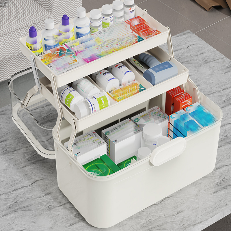 صندوق تخزين أدوية كبير السعة ب - مراجعة Home Bathroom Supplies وسعره